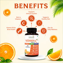 Helbrede Nutraherbs | Vitamin-C Chewable Tablets With Zinc & D3