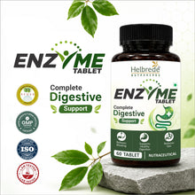 Helbrede NutraHerbs Digestive Enzyme Tablets | Fungal Diastase & Papain 60 Tablets