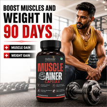 Helbrede Nutraherbs Muscle Gainer Capsule | Muscle Strength, Recovery & Lean Muscle Support | 60 Capsules