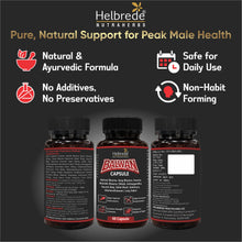 Balwan Capsules for Men | Gym & Athlete Strength Booster |  Ayurvedic Power Booster Enriched with Abhrak Bhasma & Vang Bhasma | Premium Herbal Formula for Natural Vitality, Endurance & Wellness | Enriched with potent ingredients like Shilajit| 60 Capsules