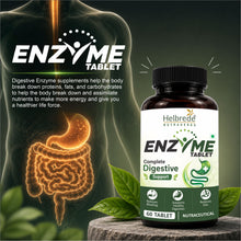 Helbrede NutraHerbs Digestive Enzyme Tablets | Fungal Diastase & Papain 60 Tablets