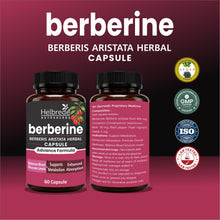 Helbrede Berberine Capsules 400mg | Berberis Aristata with Cinnamon & Black Pepper | Metabolic Wellness Support | 60 Capsules