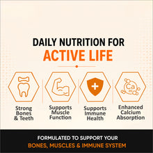 Helbrede Nutraherbs Calcium Magnesium Zinc D3, B12 & K2-7 Tablets | Bone, Muscle & Joint Support | 60 Tablets