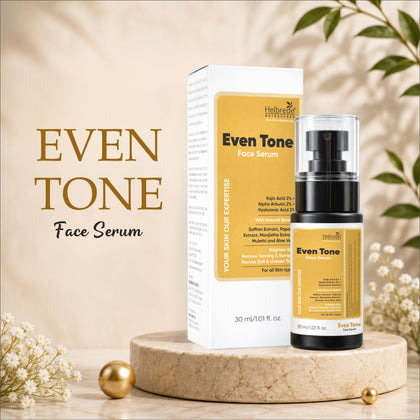 Helbrede nutraherbs  Even Tone Face Serum | Kojic Acid & Alpha Arbutin Serum - Hebrede Nutraherbs