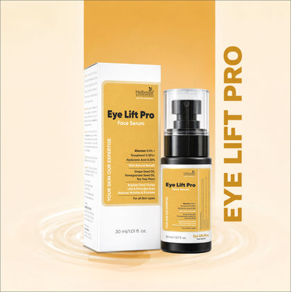 Helbrede Nutraherbs Eye Lift Pro Face Serum | Dark Circle & Puffiness Reduction Serum | Under Eye Care Serum 30ml - Hebrede Nutraherbs