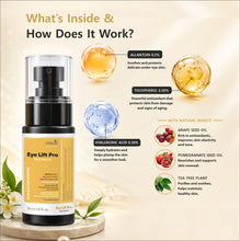 Helbrede Nutraherbs Eye Lift Pro Face Serum | Dark Circle & Puffiness Reduction Serum | Under Eye Care Serum 30ml