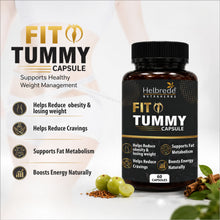 Helbrede Fit Tummy Capsule | Best Ayurvedic Weight Management Capsule for Men & Women | Fat Metabolism & Digestive Support