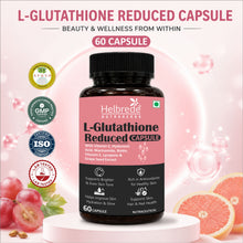 Helbrede L-Glutathione Reduced Capsules 500mg | Antioxidant Skin, Hair & Nail Support