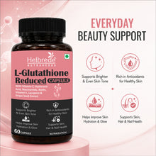 Helbrede L-Glutathione Reduced Capsules 500mg | Antioxidant Skin, Hair & Nail Support