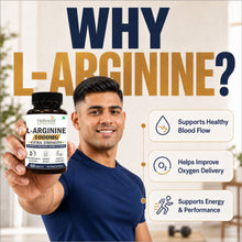 Helbrede L-Arginine 1000 mg Tablets | Amino Acid for Endurance & Workout Support | 60 Tablets