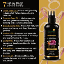 Nutraherbs Onion Hair Oil with the Goodness of Onion Seed Oil | 100 ML