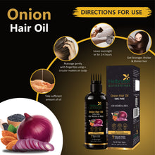 Nutraherbs Onion Hair Oil with the Goodness of Onion Seed Oil | 100 ML