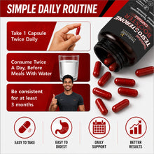 Helbrede testohel Testosterone Booster Capsule | Best Ayurvedic Testosterone Booster for Men | Strength, Stamina & Vitality Support